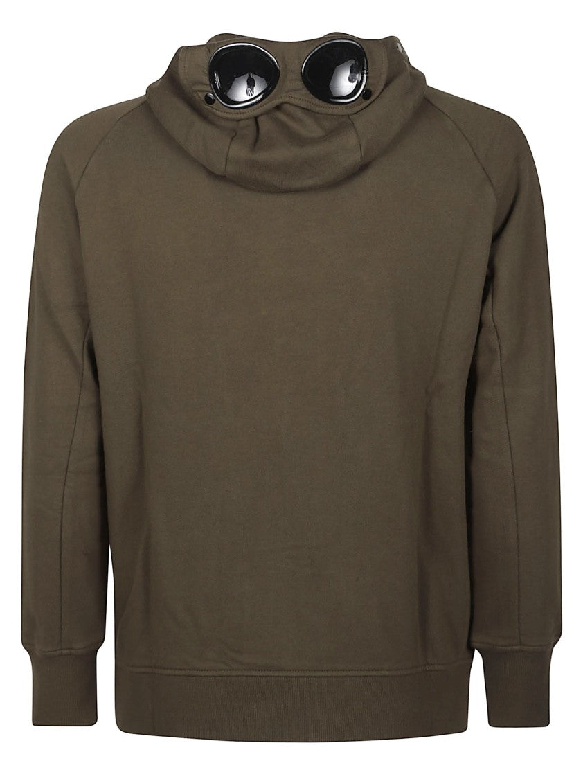 C.P. Company Diagonal Raised Fleece Cotton Hooded Sweatshirt