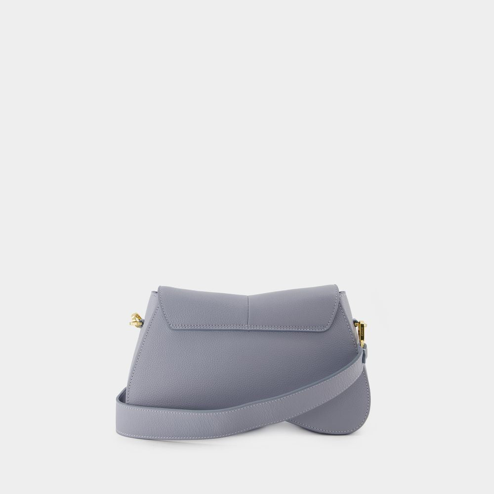 Elleme Space Hobo Bag  - Grey/Blue - Leather