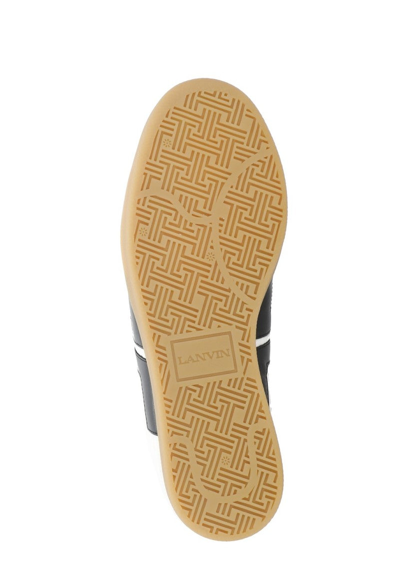 Lanvin Quilted Low-Top Sneakers With Leather And Suede Accents