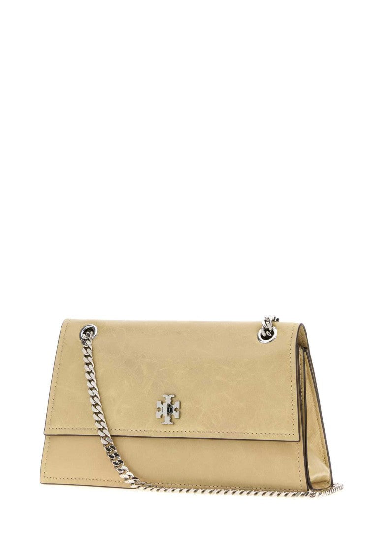 Tory Burch Beige Leather Crossbody Bag