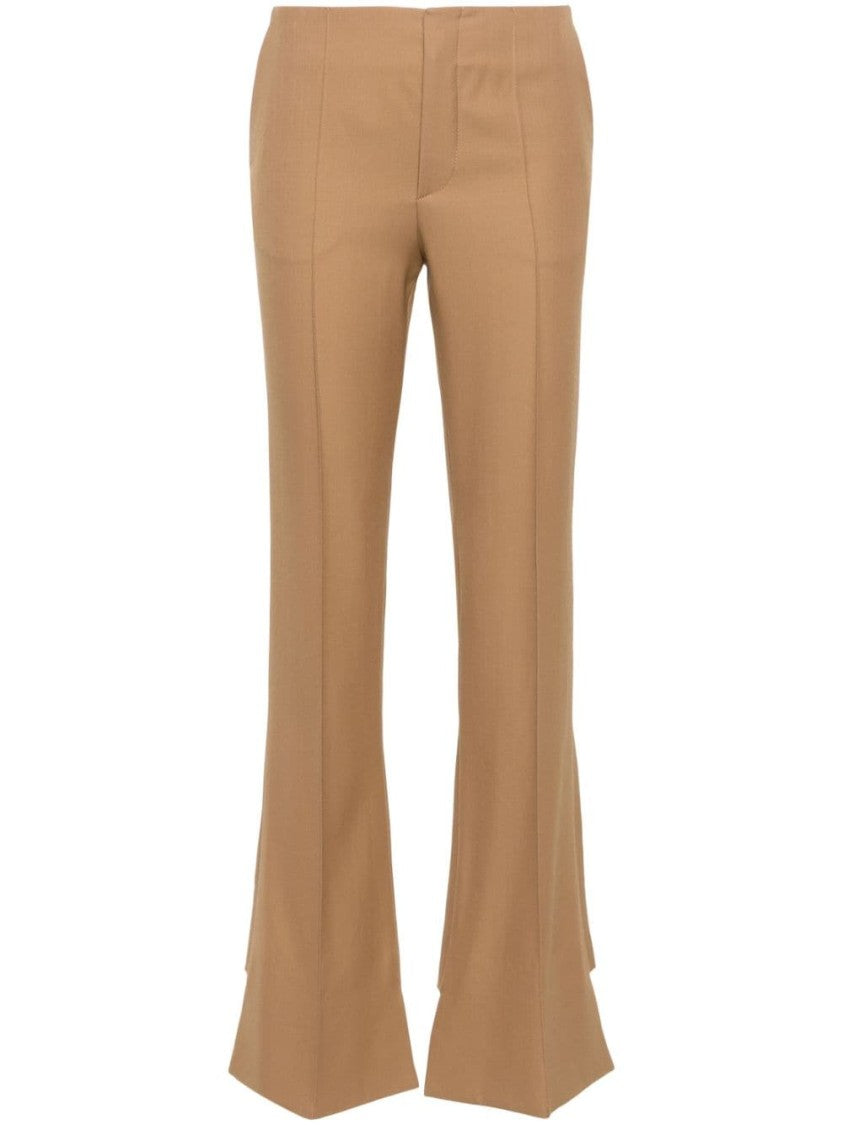 Chloé Pintuck Bootcut Trousers