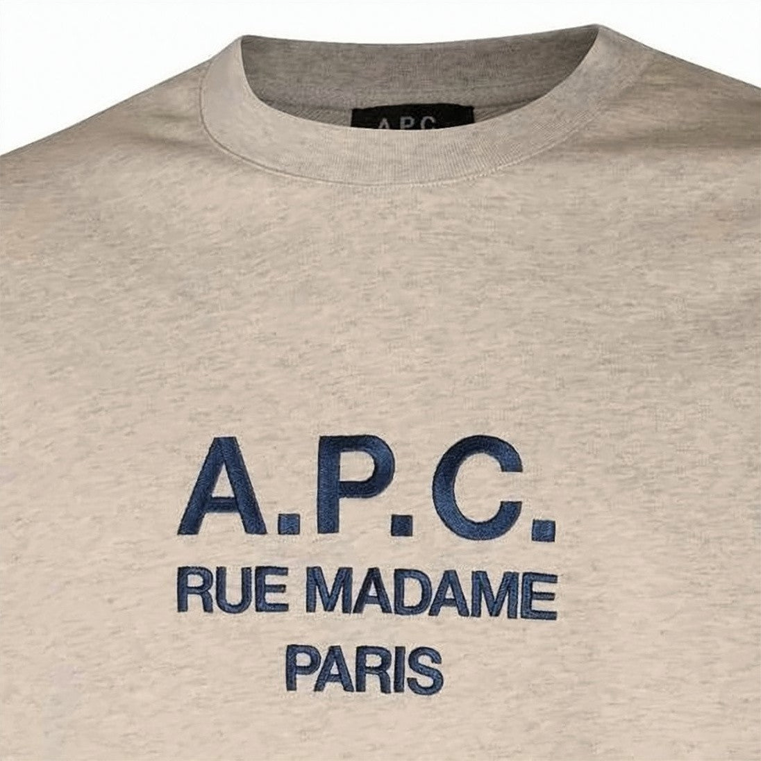 A.P.C. Minimalist Crew Neck Sweatshirt With Bold Logo