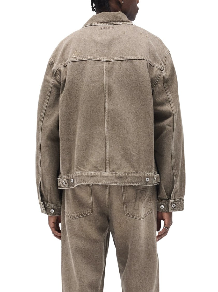 Represent Collared Denim Jacket