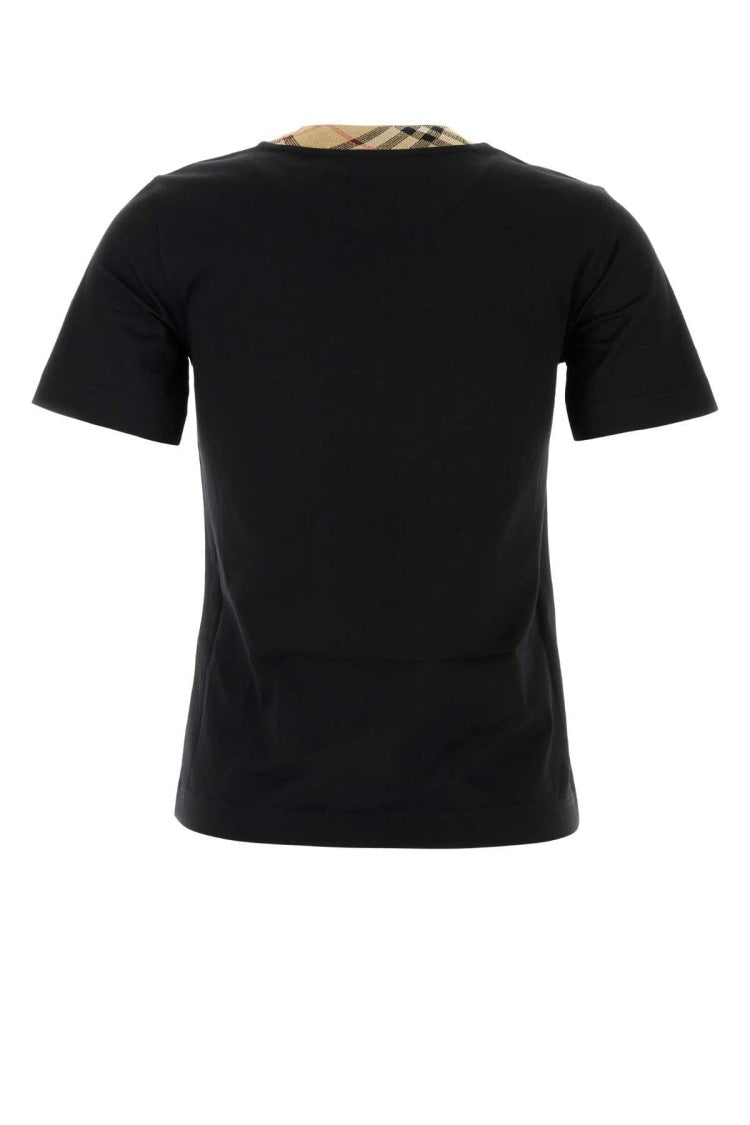 Burberry Black Cotton T-Shirt