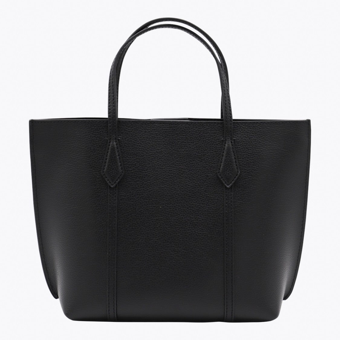 Tory Burch Black Leather Small Perry Tote