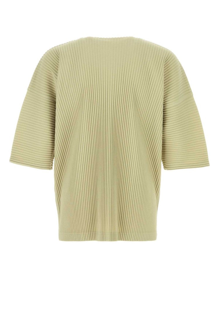 Homme Plissé Issey Miyake Pistachio Green Polyester T-Shirt