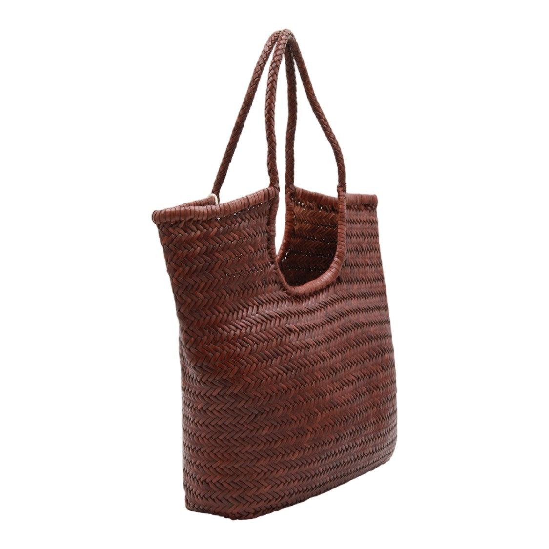 Dragon Diffusion Medium Woven Braided Handle Tote Bag
