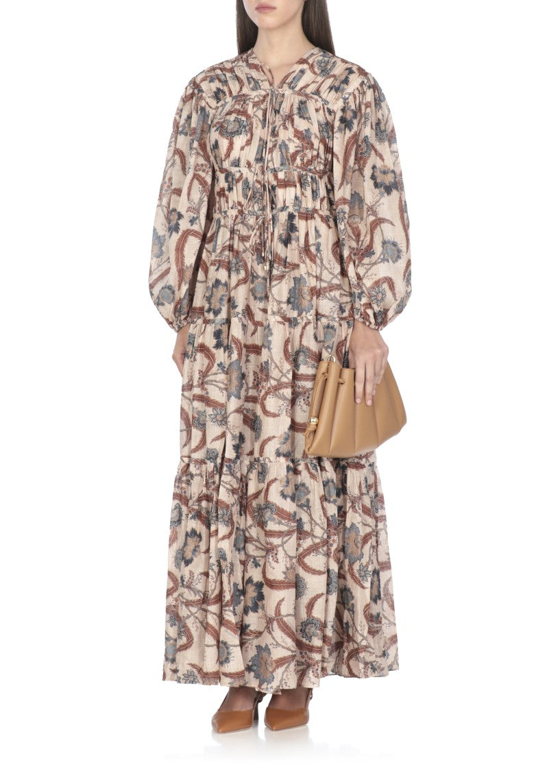 Zimmermann Ascension Tie Billow Dress