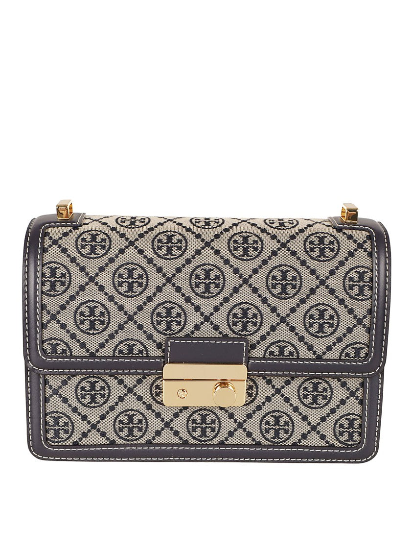Tory Burch Structured Handbag With Decorative Pattern