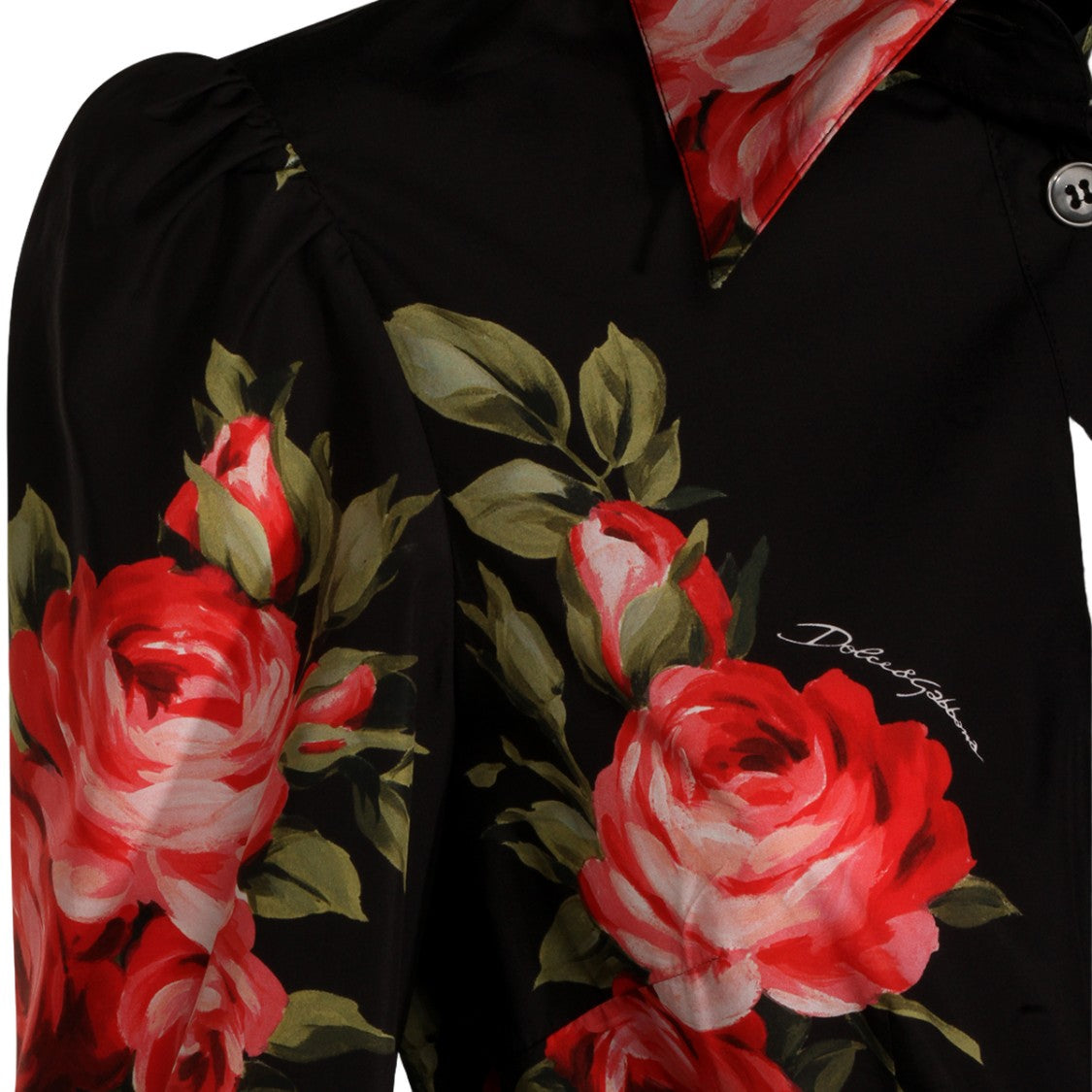 Dolce & Gabbana Midi Dress With Classic Collar