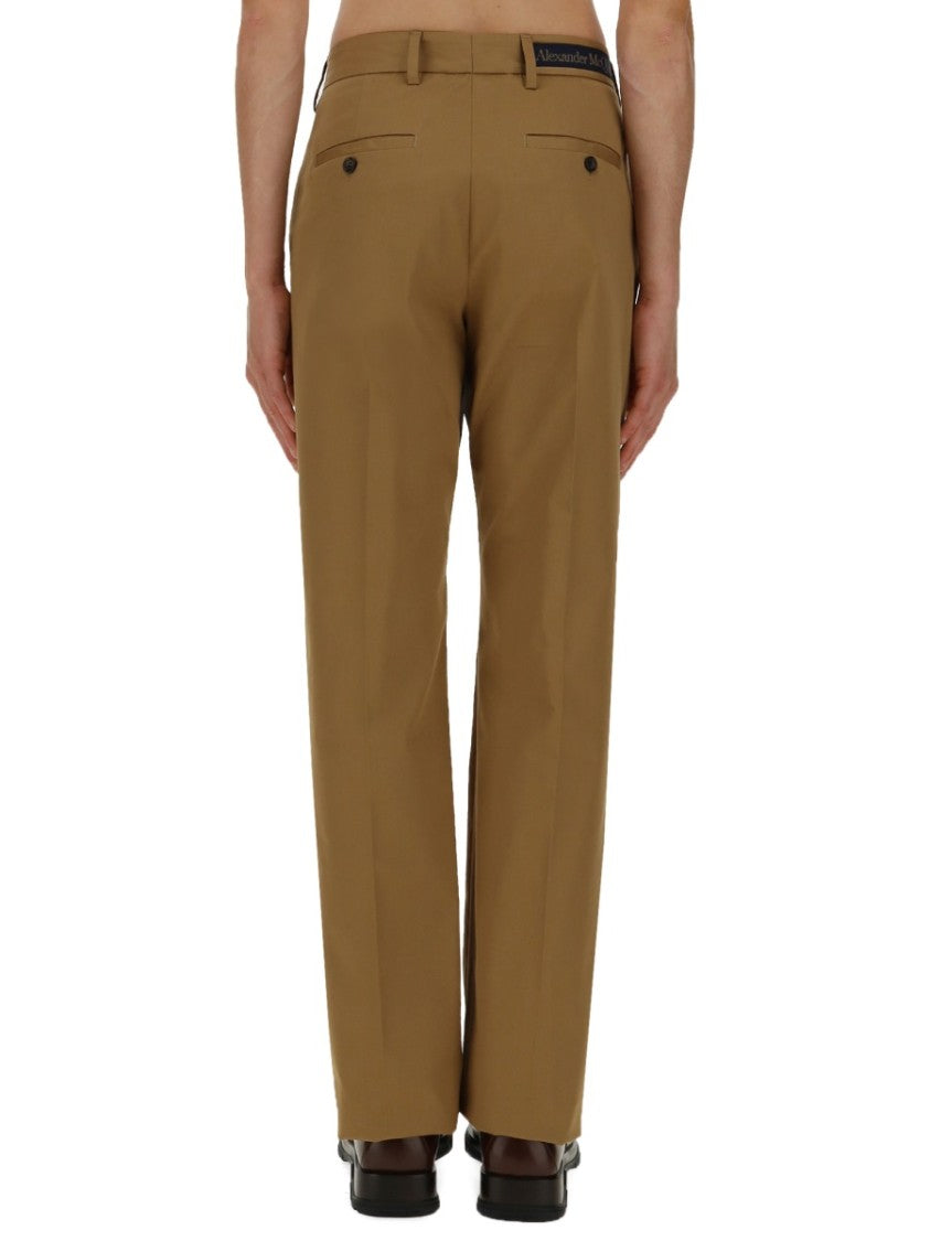 Alexander Mcqueen Pants With Logo