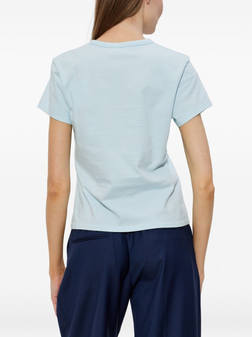 Kenzo White Relaxed Fit Graphic Crew Neck Top