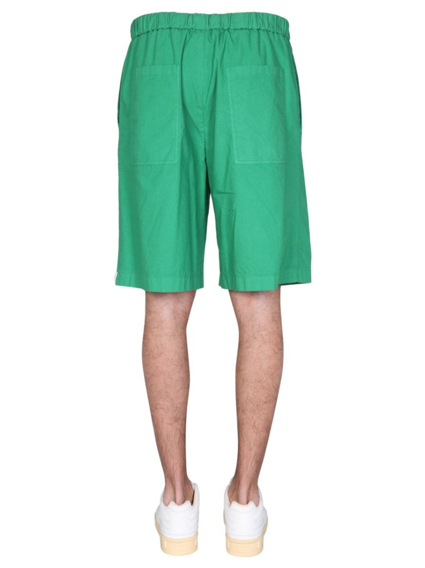 Jil Sander Bermuda Shorts With Adjustable Waistband