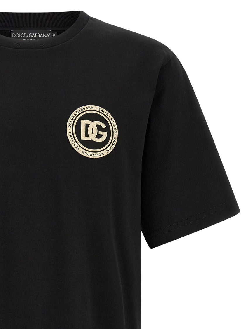 Dolce & Gabbana 'Dg' Patch T-Shirt