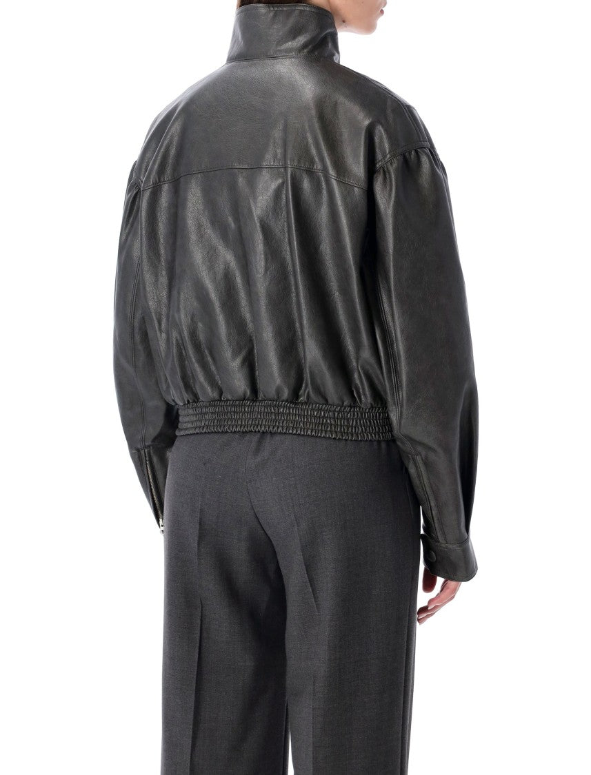Low Classic Eco Leather Bomber Jacket