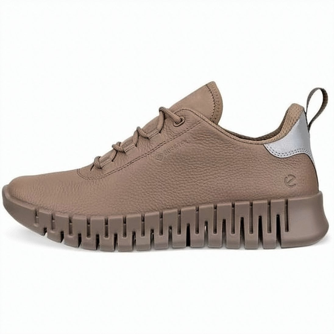 Ecco Segmented Sole Leather Sneakers