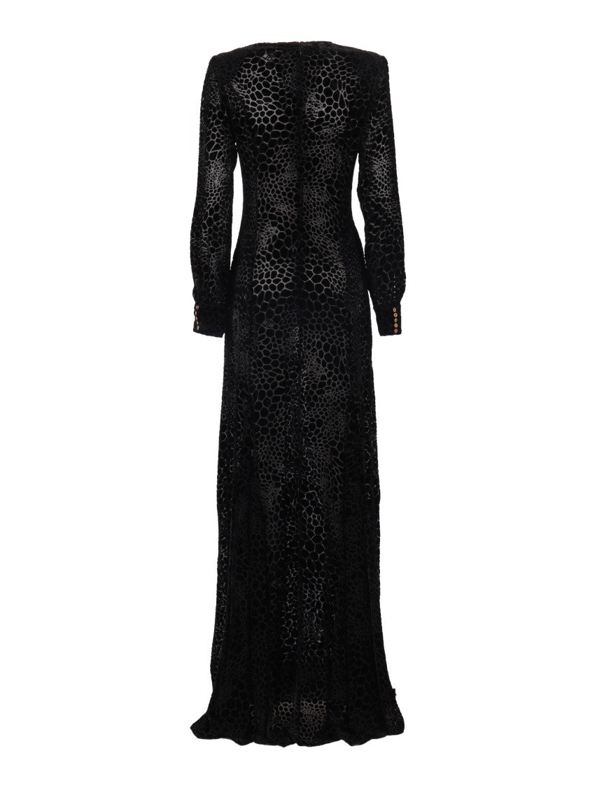 Elisabetta Franchi Form-Fitting Midi Dress With Design