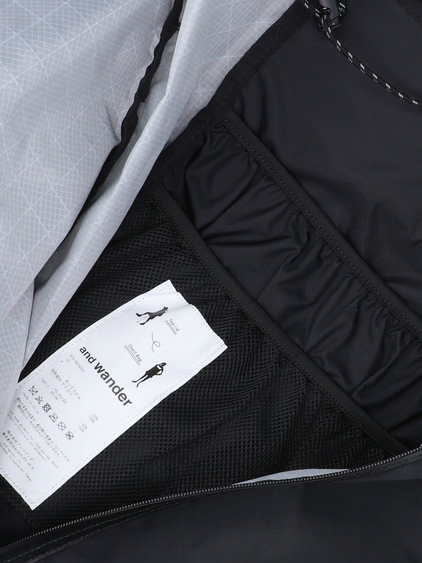 And Wander Black Ecopack 30L Fabric Backpack