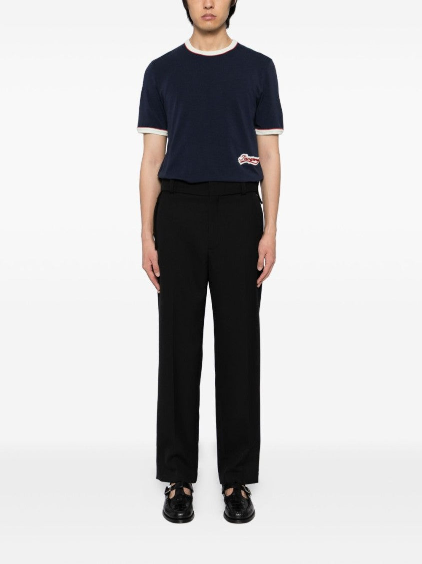 Jacquemus Navy Blue Short-Sleeve T-Shirt