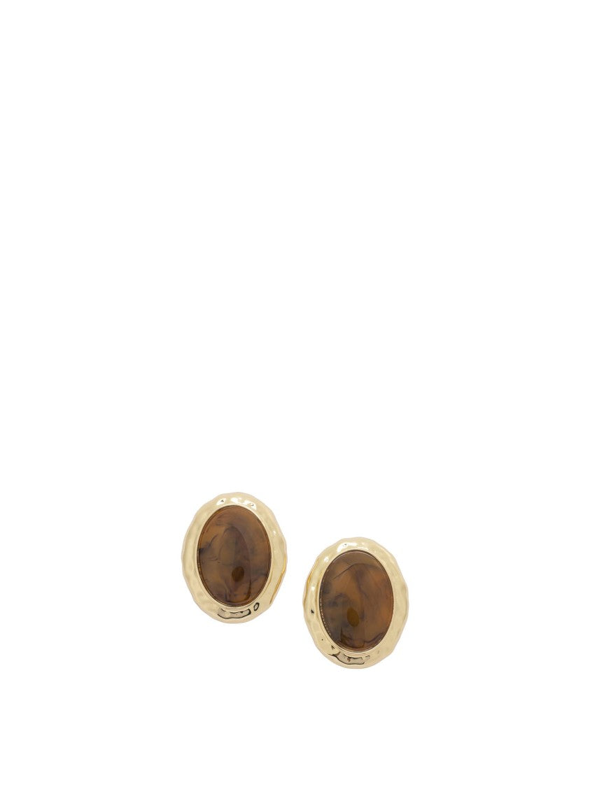 Self-Portrait Hammered Earrings