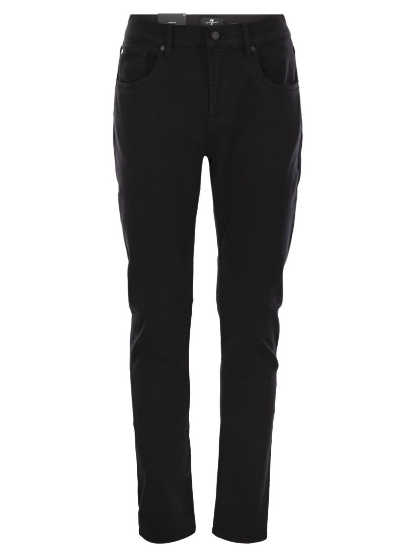 7 For All Mankind Slimmy Tapered - Skinny Medium-Waisted Jeans