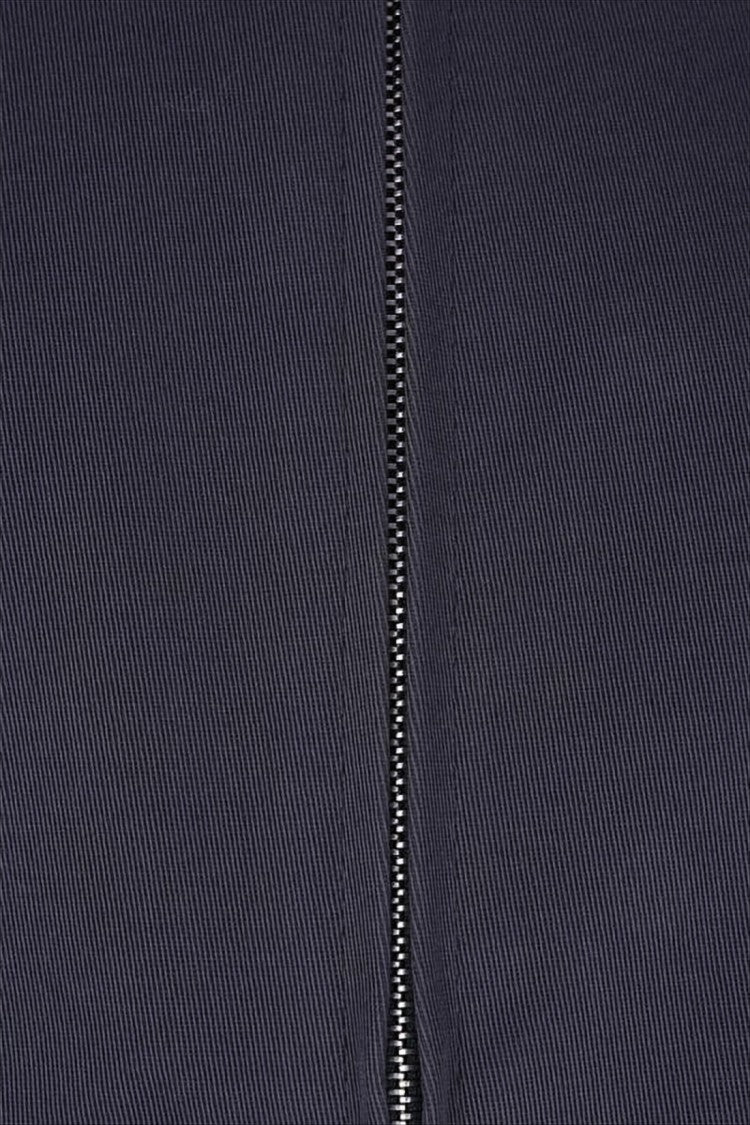 Maison Kitsuné Cropped Jacket With Front Zipper And Embroidered Logo