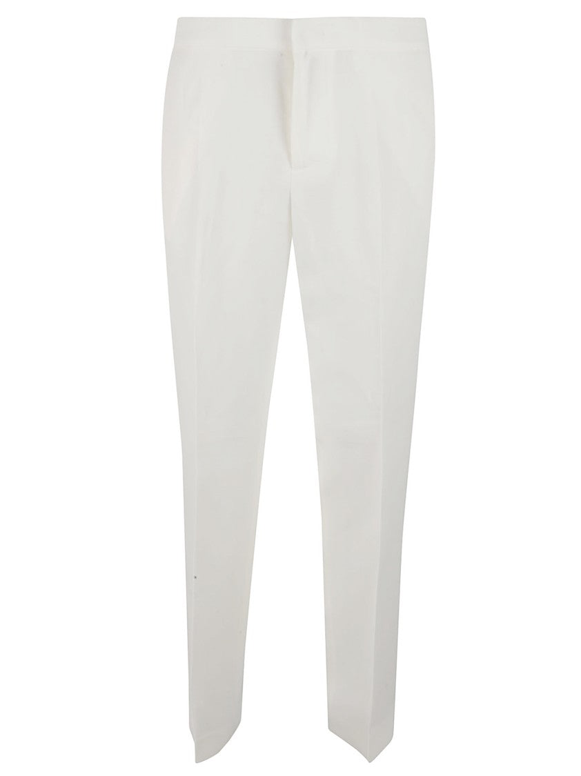 Fabiana Filippi Tailored White Trousers With Streamlined Design