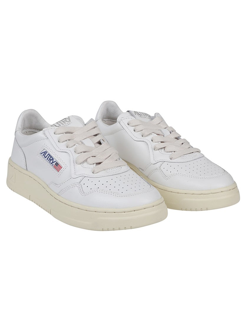Autry Medalist Low Perforated Leather Sneakers