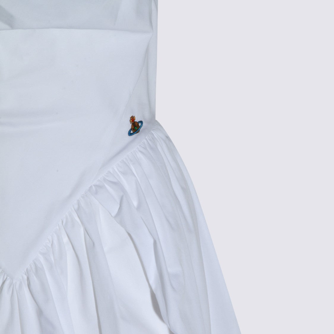 Vivienne Westwood Structured Bodice Midi Dress With V-Seam Detail