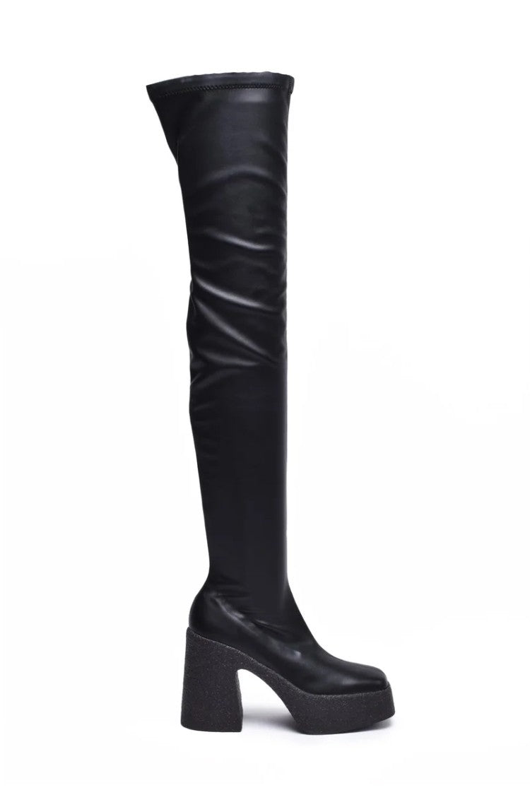 Stella Mccartney High Heel Rubber Boots - Black