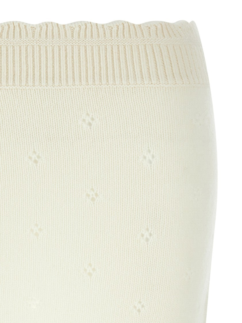 Chloé Jacquard Logo Skirt
