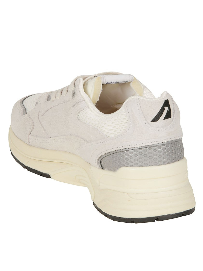 Autry Hyperway Suede-Blend Low Sneakers