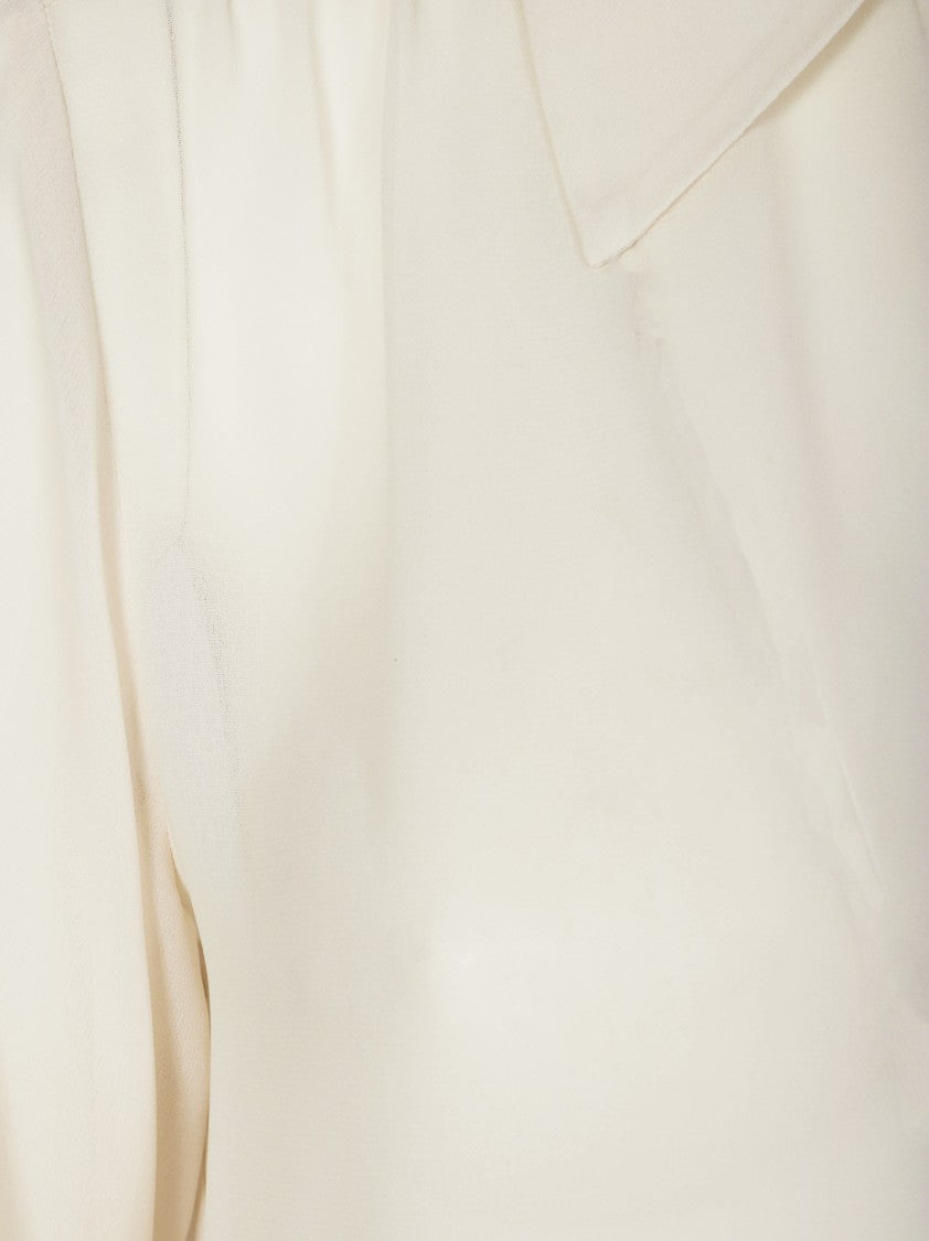 Liu Jo Long-Sleeve Blouse With Pointed Collar