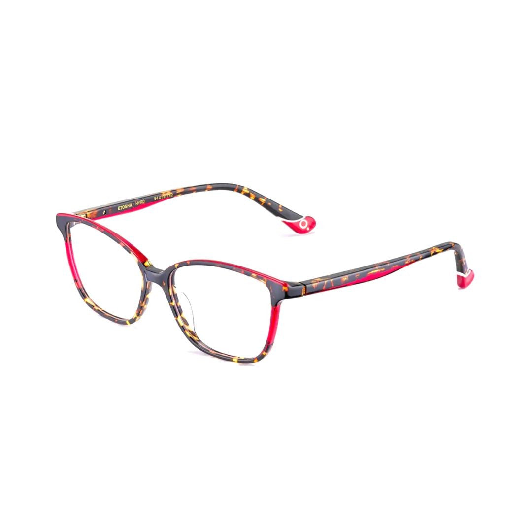 Etnia Barcelona Etosha Cat-Eye Tortoiseshell Eyeglasses With Bold Red Accents