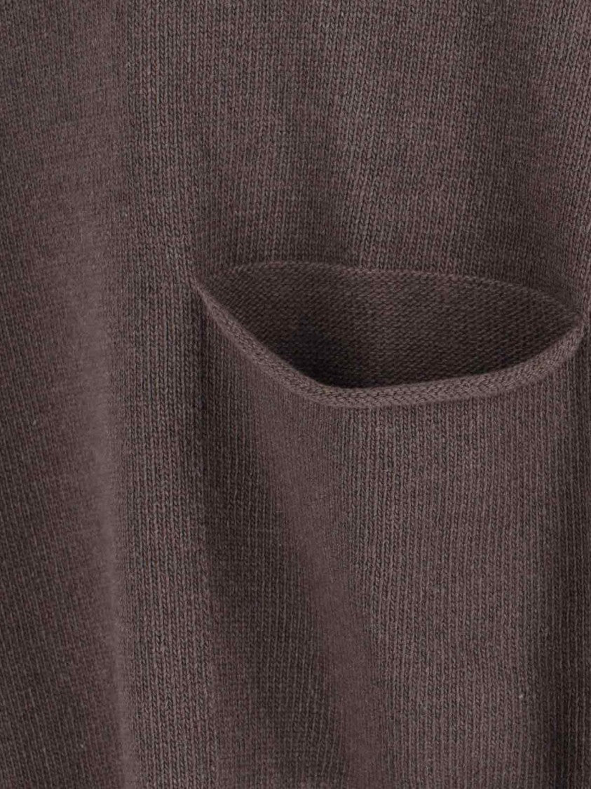 Ma'ry'ya Relaxed Fit Knit Sweater In Soft Beige