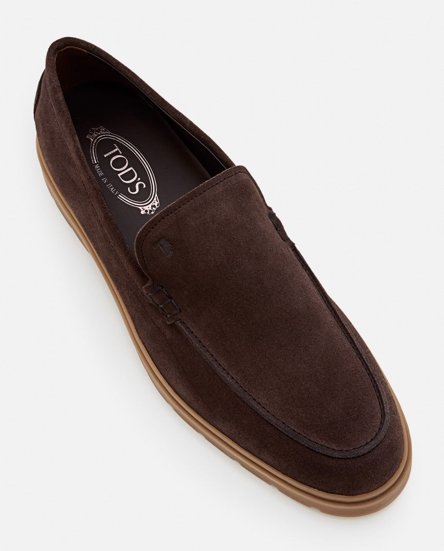 Tod's Mocassino Suede Marrone