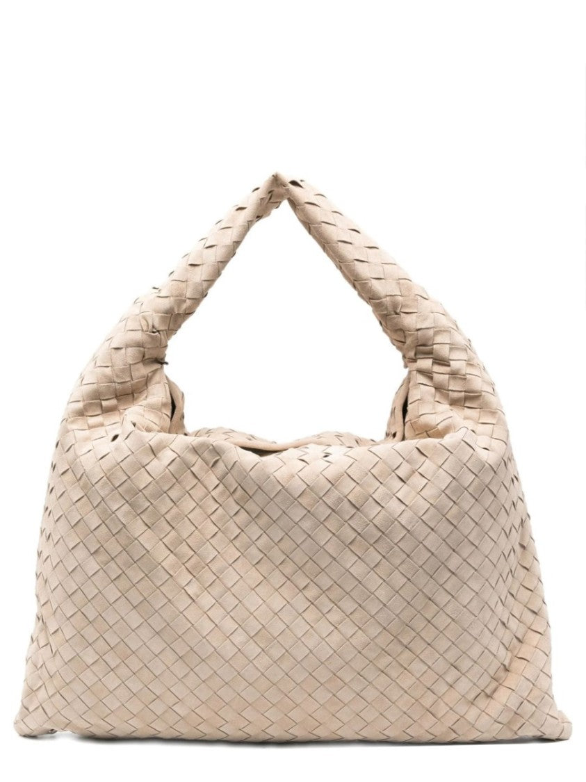 Bottega Veneta Spacious Soft-Structured Woven Leather Bag