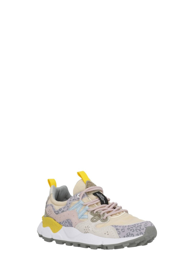 Flower Mountain Multicolor Yamano 3 Suede Sneakers