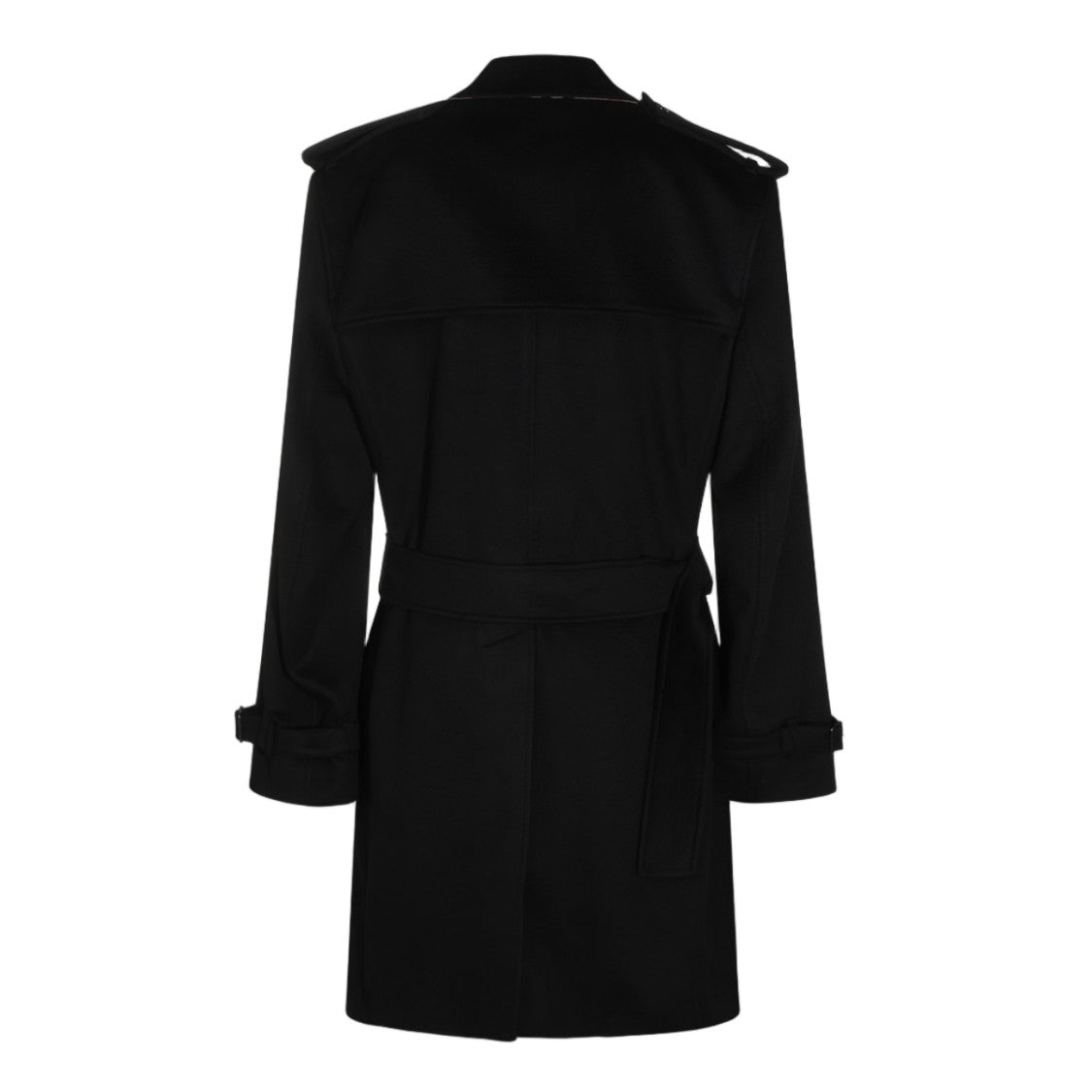 Burberry Double-Breasted Structured Belted Trench Coat