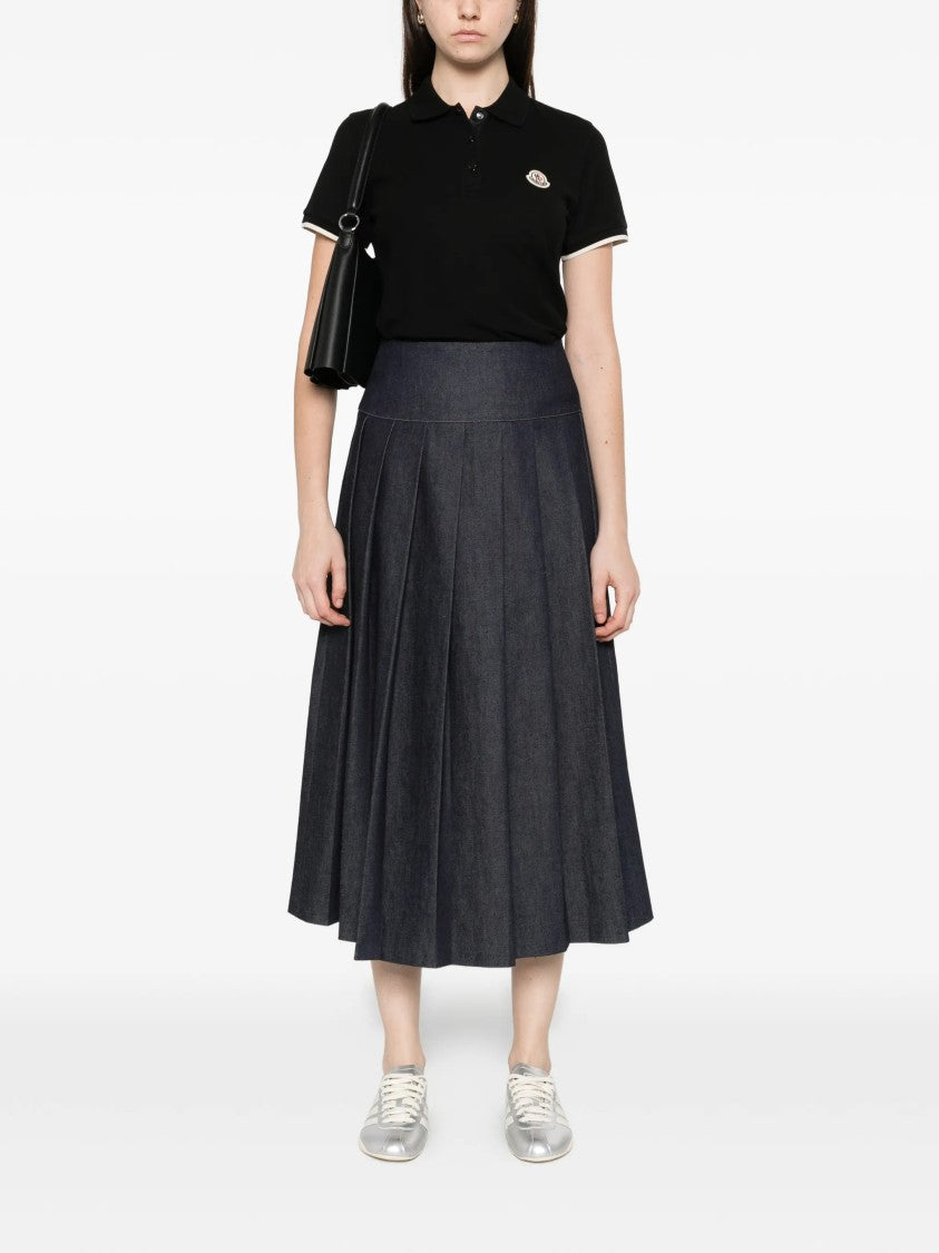 Moncler Short-Sleeved Classic Collar Polo Shirt