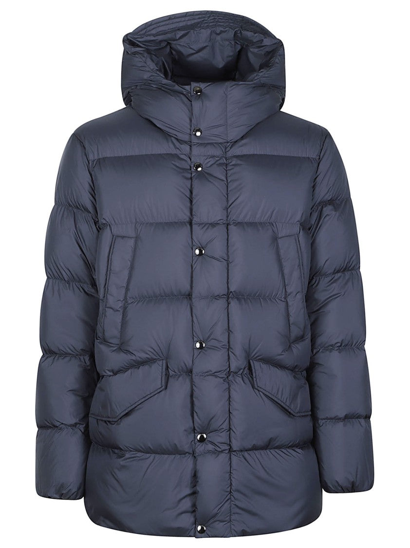 Woolrich Blue Cloud Devis Quilted Polyester Parka