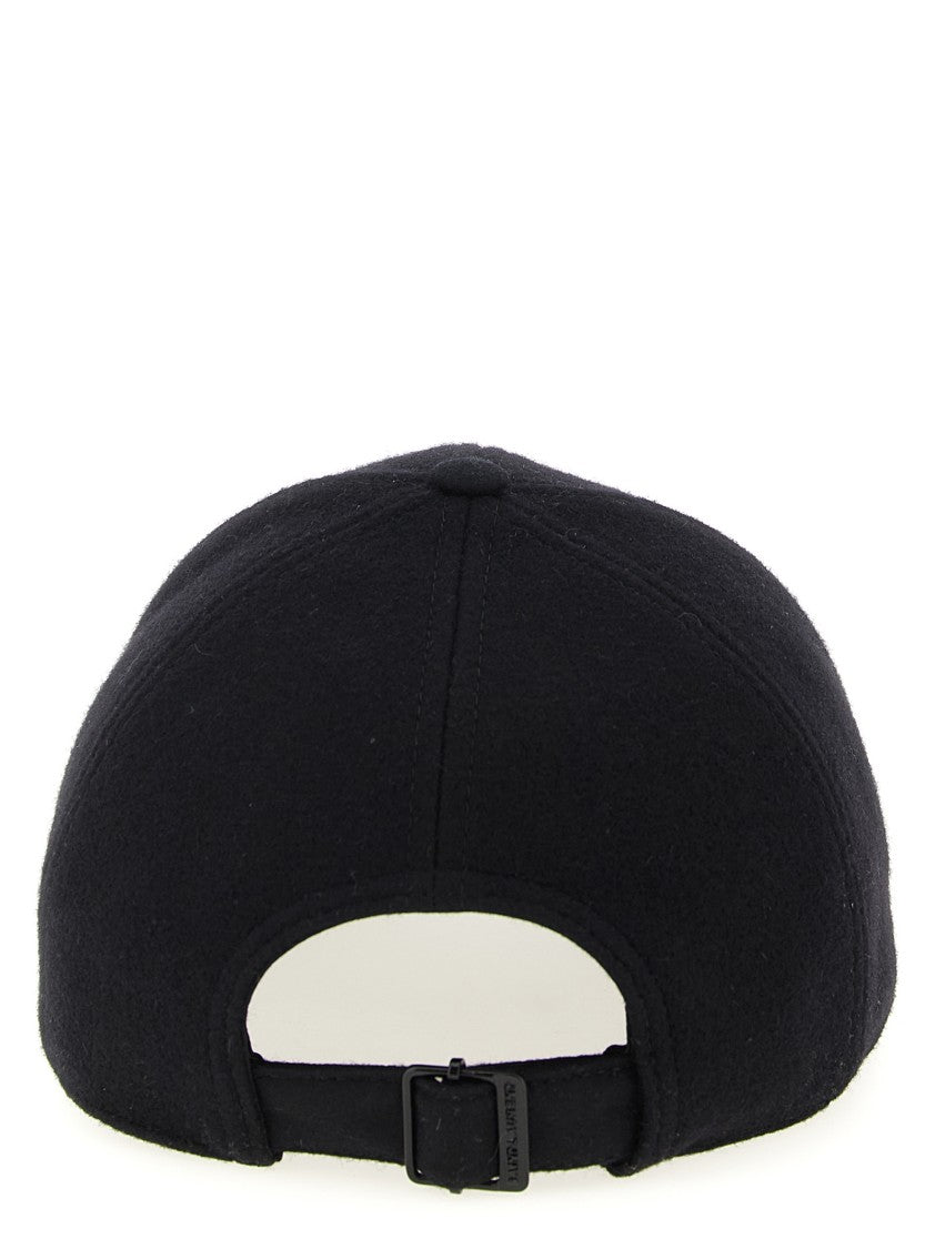 Saint Laurent Structured Black Wool Hat