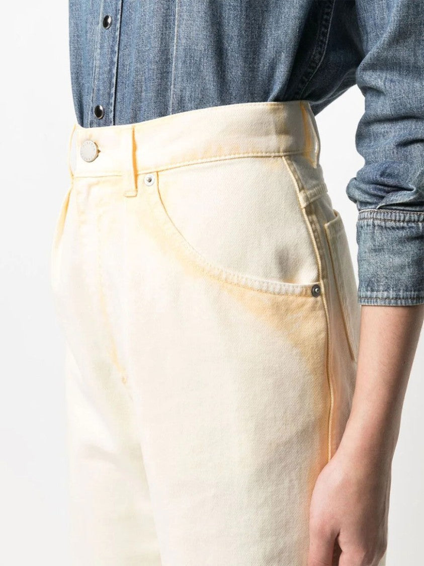Alberta Ferretti Relaxed Straight-Leg Pants With Five-Pocket Styling