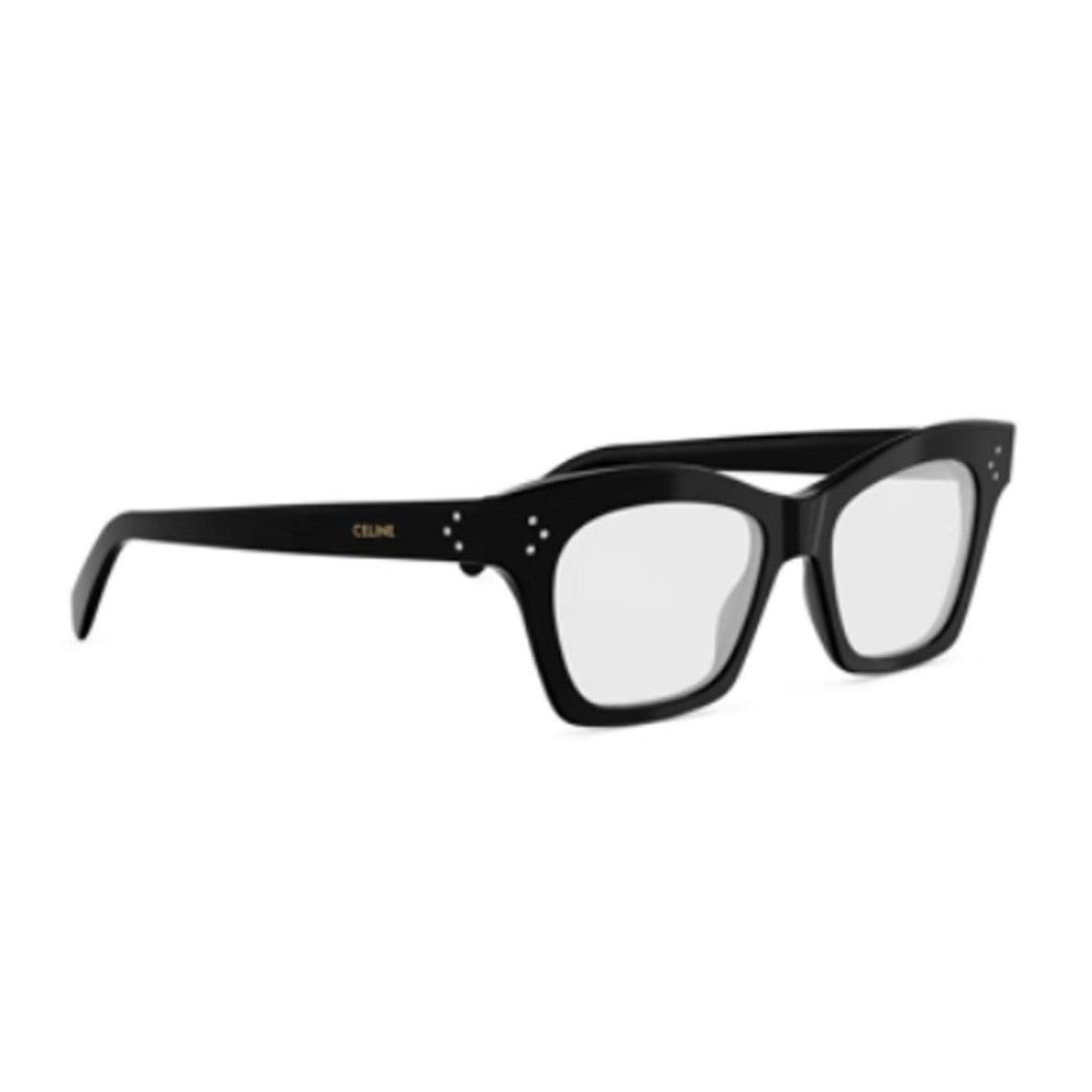 Celine Black Three Dots Acetate Cat-Eye Sunglasses
