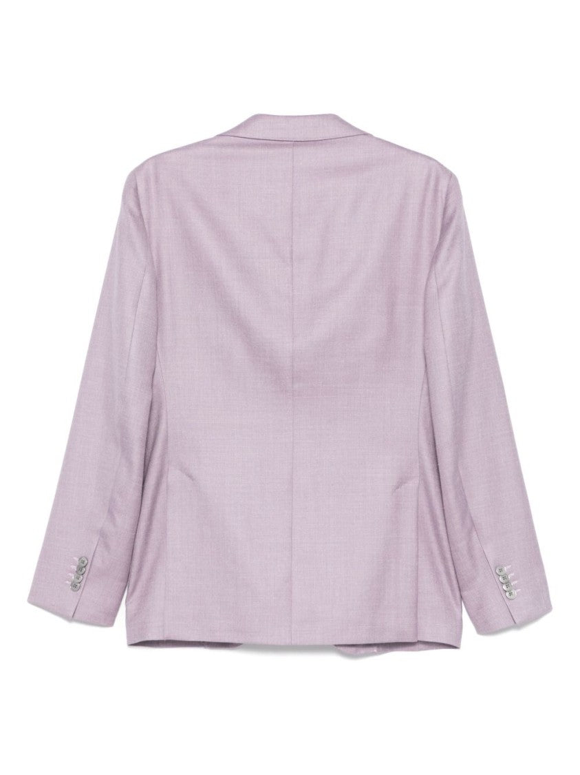 Luigi Bianchi Light Purple Linen Jacket