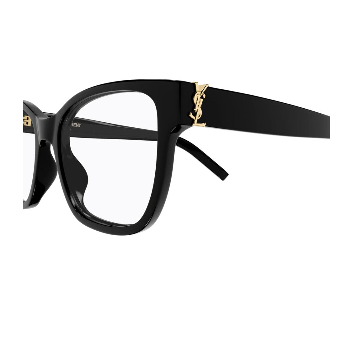 Saint Laurent Transparent Black Sl M158 Acetate Geometric Sunglasses