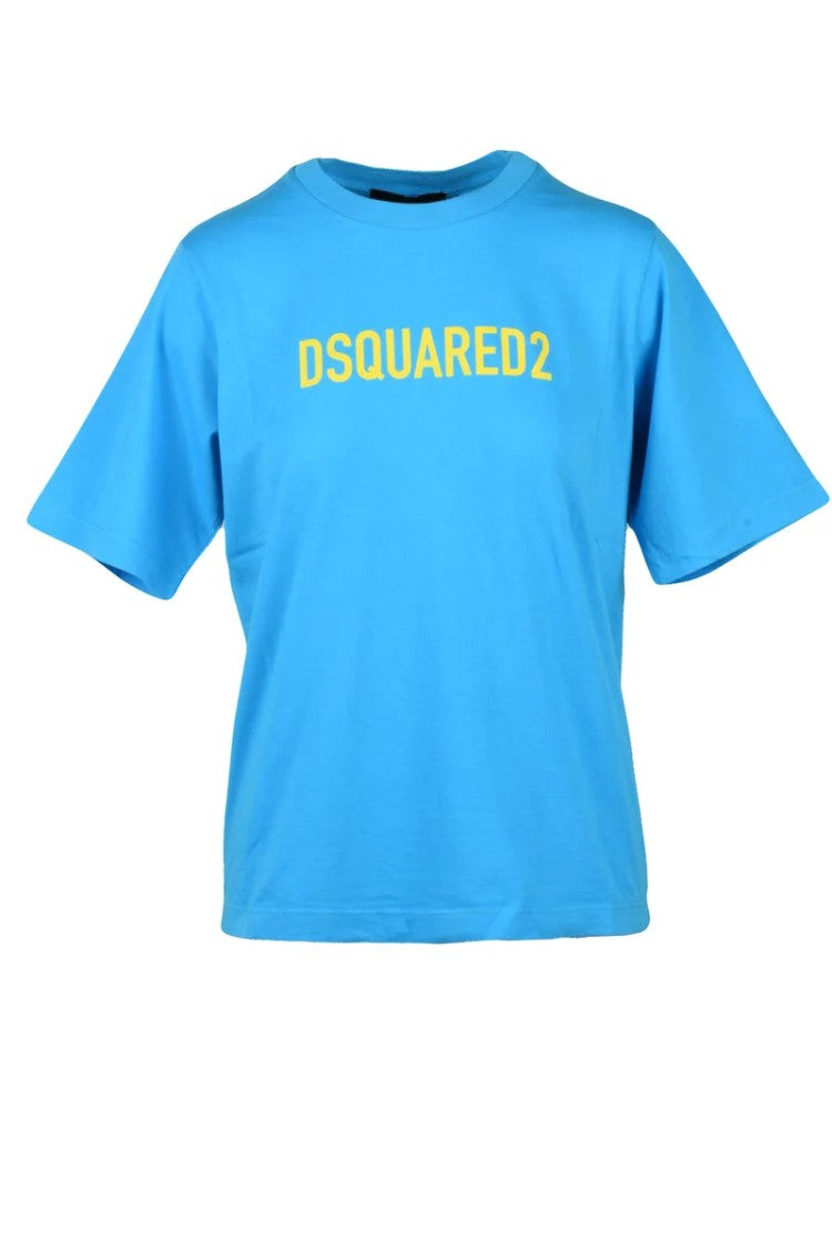 Dsquared2 Cotton T-Shirt - Light Blue