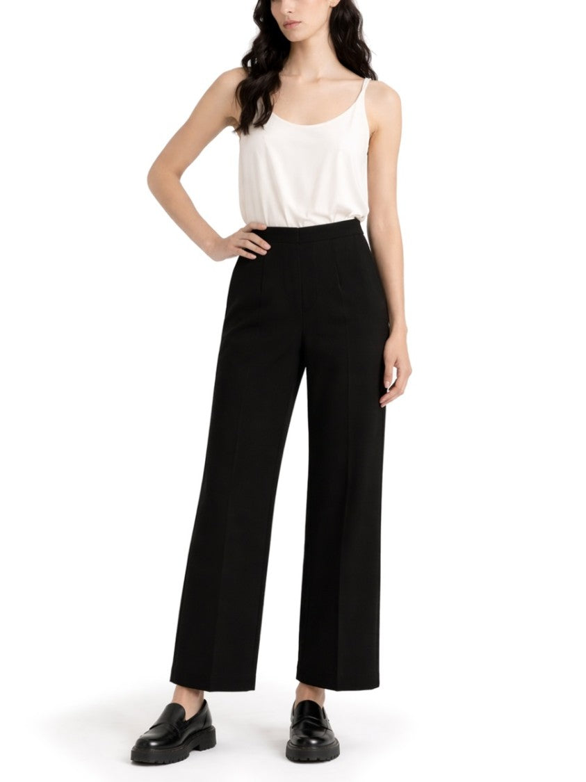 Theory Fluid High-Waisted Triacetate Wide-Leg Pants