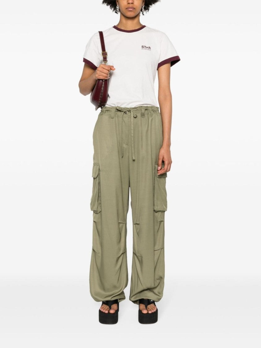 Golden Goose Wide-Leg Trousers With Functional Cargo Pockets