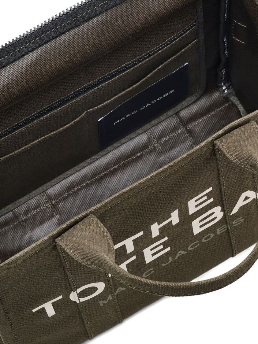 Marc Jacobs Rectangular Tote Bag In Durable Cotton